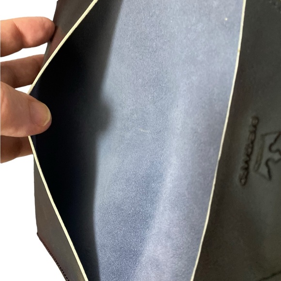 Black leather photograph envelope. Measures 5x7.5 inches. VGUC - Picture 4 of 6